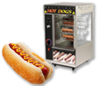 Rent Cleaned and Sanitized Kids Party Hot Dog Machines in Wallace